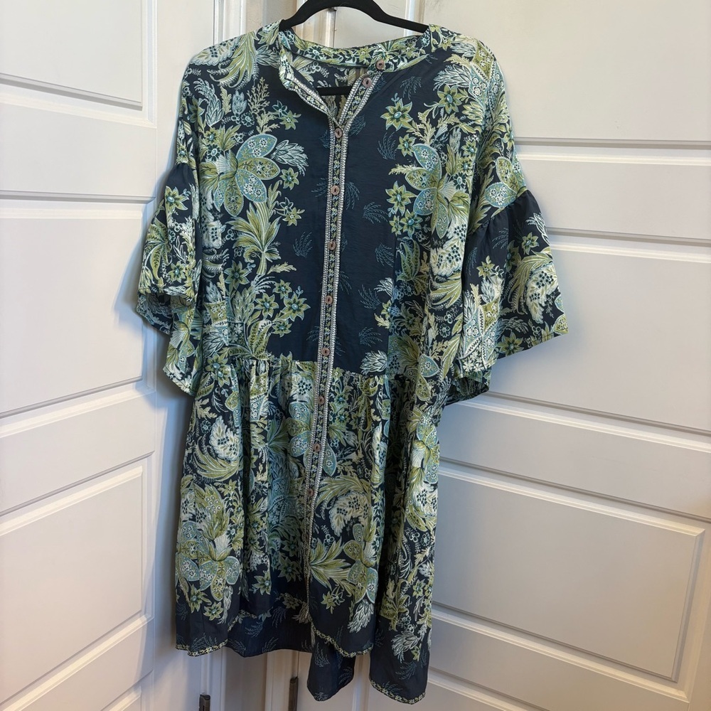 Anthropologie Janelle Tunic Dress Size Large - Picture 3 of 7